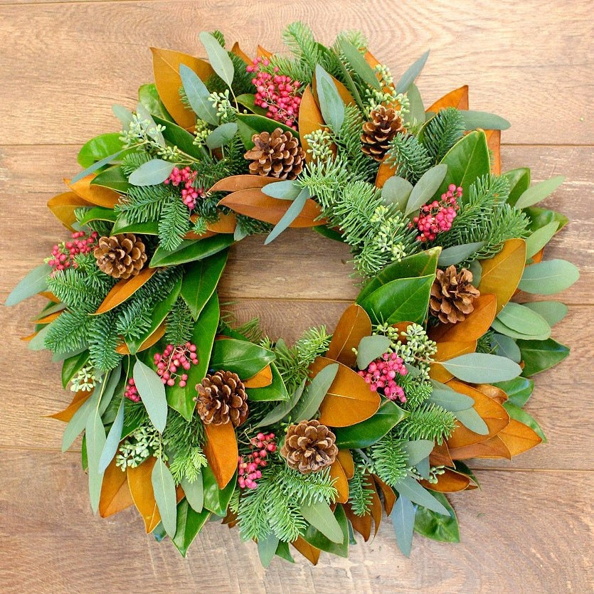 Magnolia Greens Wreath