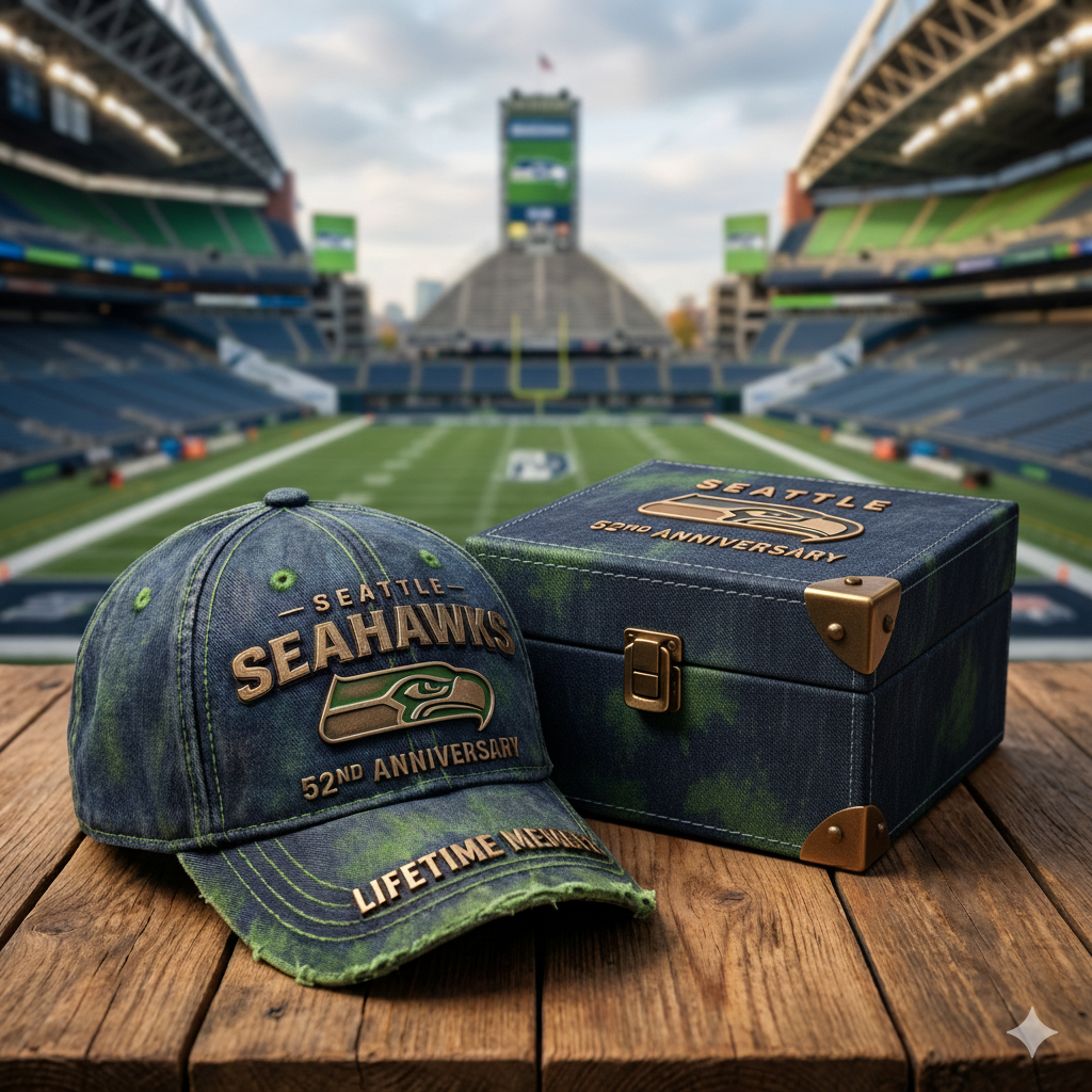 Seattle Seahawks 52nd Anniversary Hat